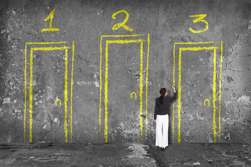 shutterstock_229967803 (three doors of decisionmaking)