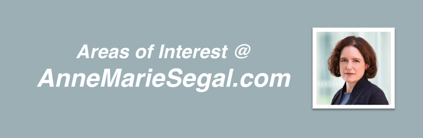 Areas of Interest @ AnneMarieSegal.com