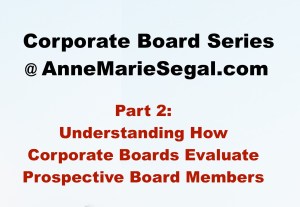 Corporate Board Service: Part 2