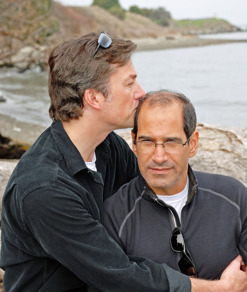 Tom Johnson and his husband, Bruce