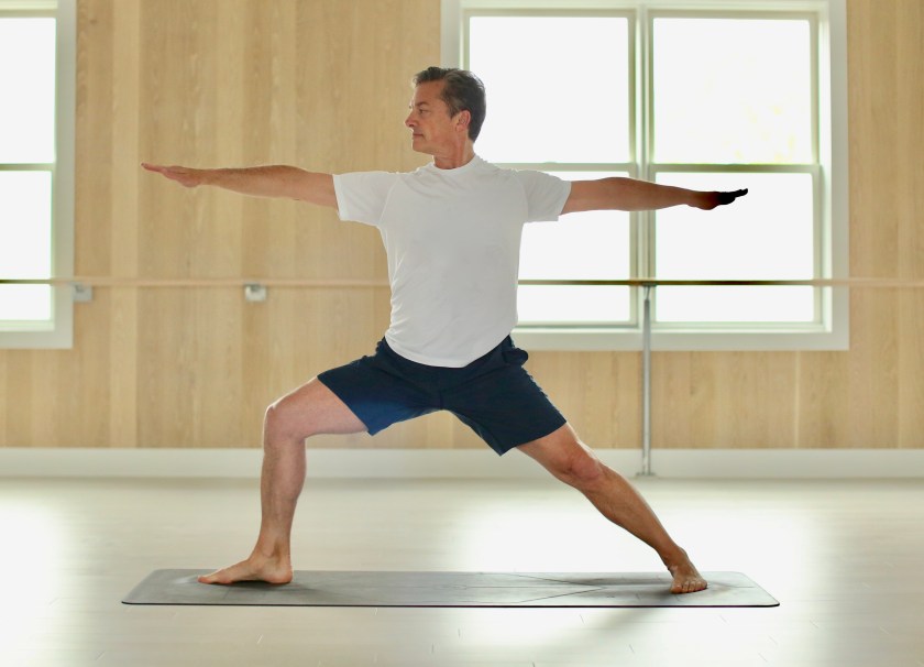 Tom Johnson Warrior Pose